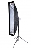 Striplight / Easy Schnellspann Softbox, 30cm x 140cm, moderntex / Aurora / Bowens / walimex VC